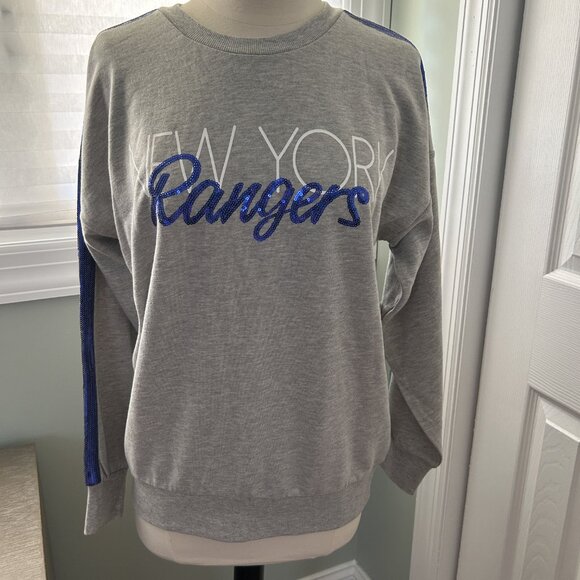 Women's G-III 4Her Penalty Box Pullover Sweatshirt, Rangers, Medium, NWT - Picture 3 of 11